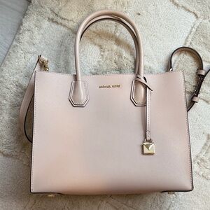Michael Kors Beige Satchel Bag